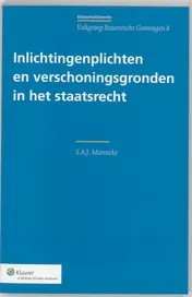 Omslag van Inlichtingenplichten en verschoningsgronden in het staatsrecht