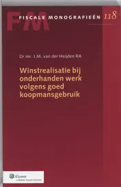 Omslag van Winstrealisatie bij onderhanden werk volgens goed koopmansgebruik