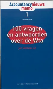 Omslag van 100 vragen & antwoorden over de WTA