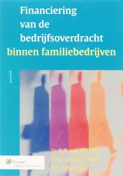 Omslag van Financiering van de bedrijfsoverdracht binnen familiebedrijven