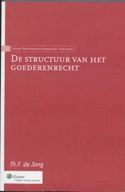 Omslag van De structuur van het goederenrecht