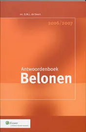 Omslag van Antwoordenboek Belonen