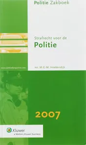 Omslag van Zakboek Strafrecht voor de Politie