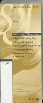 Omslag van Arbeidstijdenwetgeving