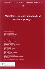 Omslag van Ministeriele verantwoordelijkheid opnieuw gewogen