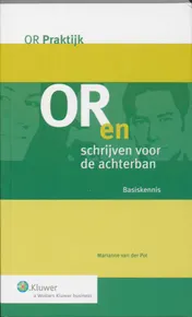 Omslag van OR en schrijven voor de achterban