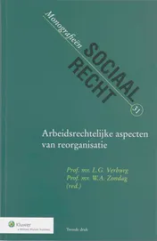 Omslag van Arbeidsrechtelijke aspecten van reorganisatie