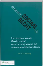 Omslag van Het territoir van de (Nederlandse) ondernemingsraad in het internationale
