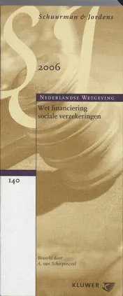 Omslag van Wet financiering sociale verzekeringen