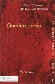 Omslag van Goederenrecht