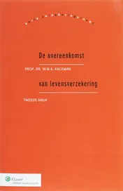 Omslag van De overeenkomst van levensverzekering