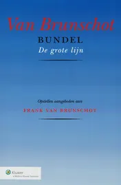Omslag van Van Brunschot-bundel : de grote lijn