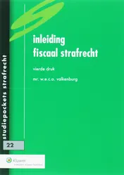 Omslag van Inleiding fiscaal strafrecht