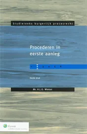 Omslag van Procederen in eerste aanleg