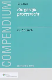 Omslag van Compendium van het Burgerlijk procesrecht