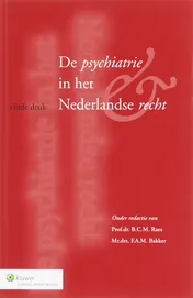 Omslag van De psychiatrie in het Nederlandse recht