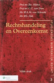 Omslag van Rechtshandeling en Overeenkomst