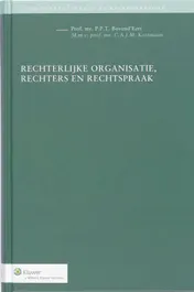 Omslag van Rechterlijke organisatie, rechters en Rechtspraak