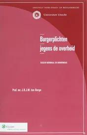 Omslag van Burgerplichten jegens de overheid