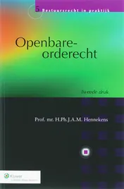 Omslag van Openbare-orderecht