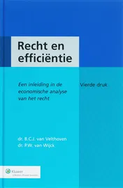 Omslag van Recht en efficientie