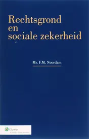 Omslag van Rechtsgrond en sociale zekerheid