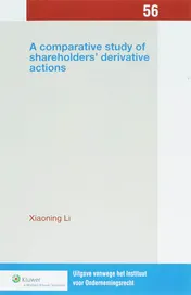 Omslag van A comparative study of shareholders derivative actions