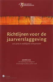 Omslag van Richtlijnen voor de jaarverslaggeving