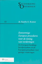 Omslag van Eenvormige Europese procedures voor de inning van vorderingen