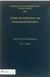 Omslag van Achter de schermen van beursaandeelhouders