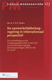 Omslag van De aanmerkelijkbelangregeling in internationaal perspectief