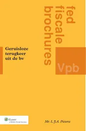Omslag van Geruisloze terugkeer uit de BV