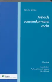 Omslag van Arbeidsovereenkomstenrecht