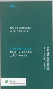 Omslag van FPU en Pensioenen in het Onderwijs