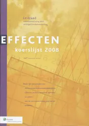 Omslag van koerslijst 2008