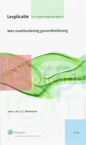 Omslag van Wet marktordening gezondheidszorg