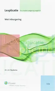 Omslag van Wet inburgering