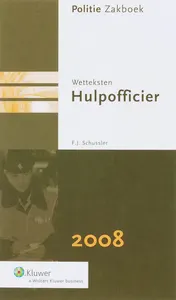 Omslag van Zakboek voor de hulpofficier van justitie
