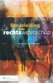 Omslag van Een inleiding in de rechtswetenschap