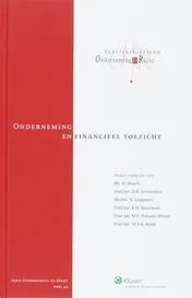 Omslag van Onderneming en financieel toezicht