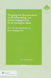 Omslag van Toegang tot documenten en bescherming van persoonsgegevens in de Europese Unie