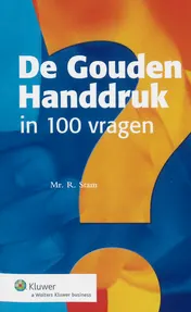 Omslag van De Gouden Handdruk in 100 vragen