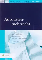 Omslag van Advocatentuchtrecht