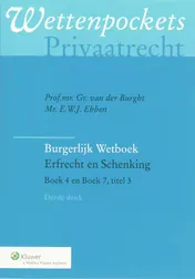 Omslag van Erfrecht en Schenking