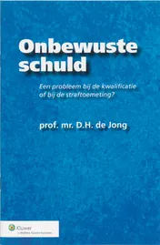 Omslag van Onbewuste schuld