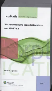 Omslag van Wet verontreiniging oppervlaktewateren met AMVB's