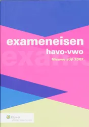 Omslag van Exameneisen havo en vwo nieuwe stijl