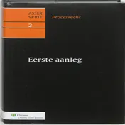 Omslag van Asser Procesrecht 2 Eerste aanleg