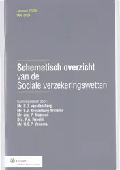 Omslag van Schematisch overzicht van de Sociale verzekeringswetten, 2008-001