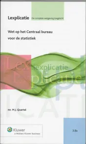 Omslag van Wet op het Centraal bureau voor de statistiek